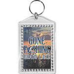 Gone Fishing Bling Keychain (Personalized)