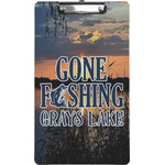 Gone Fishing Clipboard (Legal Size) (Personalized)