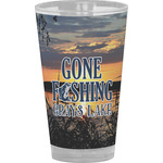 Gone Fishing Pint Glass - Full Color (Personalized)