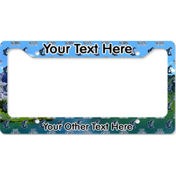 Gone Fishing License Plate Frame - Style B (Personalized)