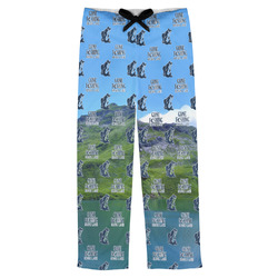 Gone Fishing Mens Pajama Pants - XL (Personalized)