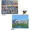 Hunting / Fishing Quotes and Sayings Microfleece Dog Blanket - Large- Front & Back