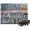 Hunting / Fishing Quotes and Sayings Microfleece Dog Blanket - Large