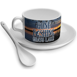 Gone Fishing Tea Cup - Single (Personalized)