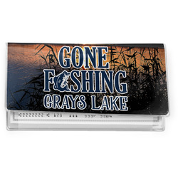 Gone Fishing Vinyl Checkbook Cover (Personalized)