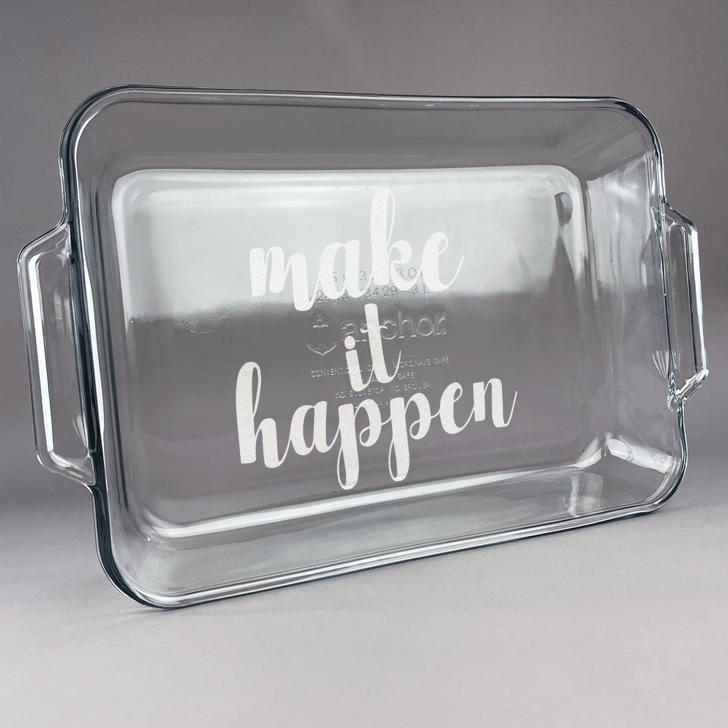 How to Glass Etch Casserole Dish using Your Cricut