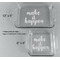 Inspirational Quotes and Sayings Glass Baking Dish Set - APPROVAL