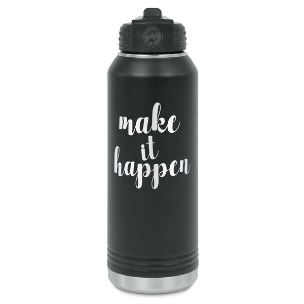 Custom Inspirational Quotes and Sayings Water Bottles - Laser Engraved