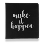 Inspirational Quotes and Sayings Leather Binder - 1" - Black