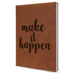 Inspirational Quotes and Sayings Leather Sketchbook - Large - Double Sided