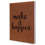 Inspirational Quotes and Sayings Leather Sketchbook - Large - Single Sided