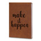 Inspirational Quotes and Sayings Leatherette Journals - Large - Double Sided - Angled View