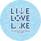 Live Love Lake 1" Multipurpose Round Labels - Single Sticker