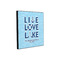 Live Love Lake 12x12 Wood Print - Angle View