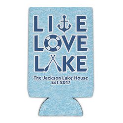 Live Love Lake Can Cooler (16 oz) (Personalized)