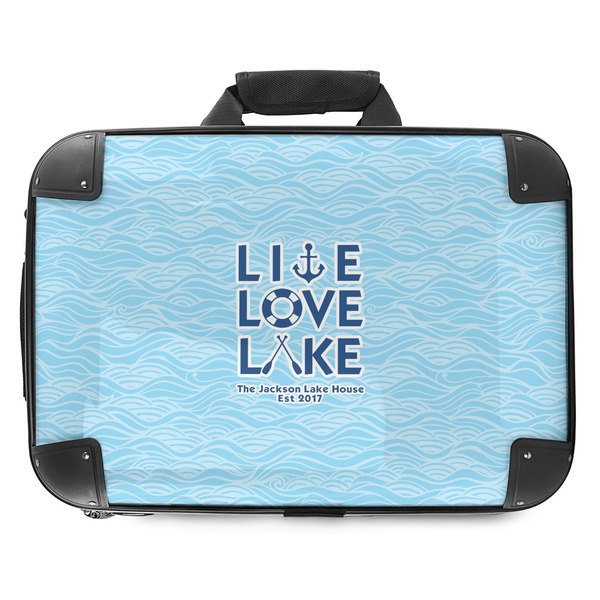 Custom Live Love Lake Hard Shell Briefcase - 18" (Personalized)