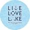 Live Love Lake 2" Multipurpose Round Labels - Single Sticker