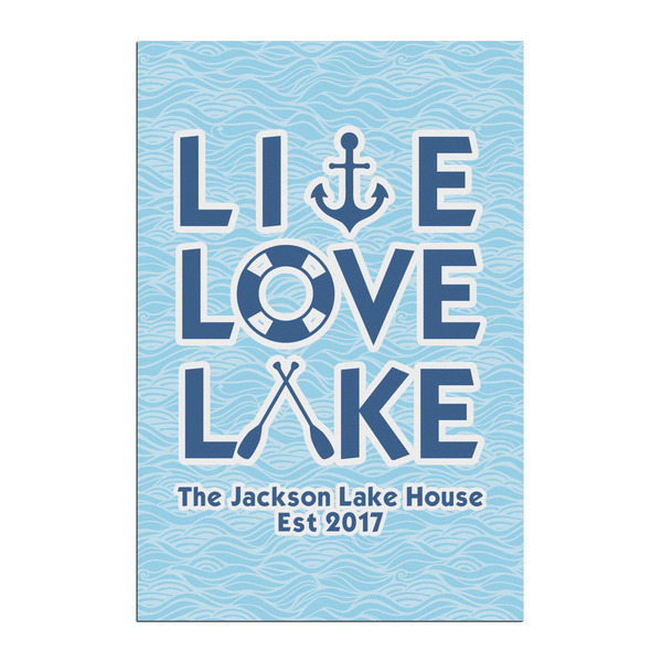 Custom Live Love Lake Posters - Matte - 20x30 (Personalized)