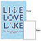 Live Love Lake 24x36 - Matte Poster - Front & Back