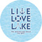 Live Love Lake 3" Multipurpose Round Labels - Single Sticker