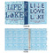 Live Love Lake 3 Ring Binders - Full Wrap - 1" - APPROVAL