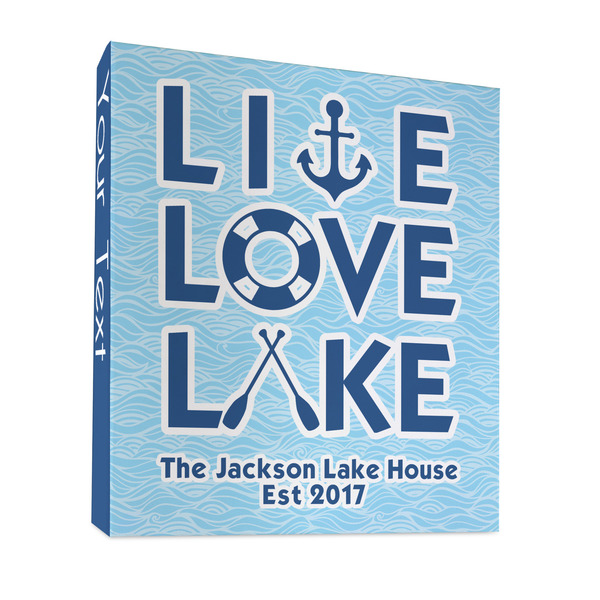 Custom Live Love Lake 3 Ring Binder - Full Wrap - 1" (Personalized)