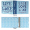 Live Love Lake 3 Ring Binders - Full Wrap - 3" - APPROVAL