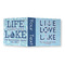 Live Love Lake 3 Ring Binders - Full Wrap - 3" - OPEN OUTSIDE