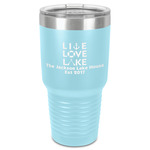 Live Love Lake 30 oz Stainless Steel Tumbler - Teal - Single-Sided (Personalized)