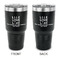 Live Love Lake 30 oz Stainless Steel Ringneck Tumblers - Black - Double Sided - APPROVAL