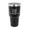 Live Love Lake 30 oz Stainless Steel Ringneck Tumblers - Black - FRONT