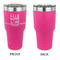 Live Love Lake 30 oz Stainless Steel Ringneck Tumblers - Pink - Single Sided - APPROVAL