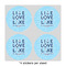 Live Love Lake 4" Multipurpose Round Labels - Sheet