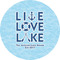 Live Love Lake 5" Multipurpose Round Label - Single Sticker