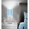 Live Love Lake 7 inch drum lamp shade - in room