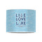 Live Love Lake 8" Drum Lampshade - FRONT (Poly Film)