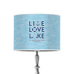 Live Love Lake 8" Drum Lamp Shade - Poly-film (Personalized)