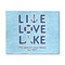 Live Love Lake 8'x10' Patio Rug - Front/Main