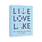 Live Love Lake 8x10 - Canvas Print - Angled View