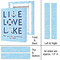 Live Love Lake 8x10 - Canvas Print - Approval