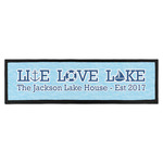 Live Love Lake Bar Mat (Personalized)