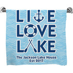 Live Love Lake Bath Towel (Personalized)