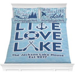 Live Love Lake Comforter Set - Full / Queen (Personalized)