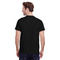 Live Love Lake Black Crew T-Shirt on Model - Back