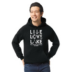 Live Love Lake Hoodie - Black (Personalized)