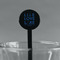 Live Love Lake Black Plastic 7" Stir Stick - Round - Main