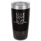 Live Love Lake Black Polar Camel Tumbler - 20oz - Front