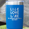 Live Love Lake Blue Polar Camel Tumbler - 20oz - Close Up