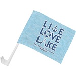 Live Love Lake Car Flag - Small w/ Name or Text