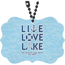Live Love Lake Rear View Mirror Charm (Personalized)